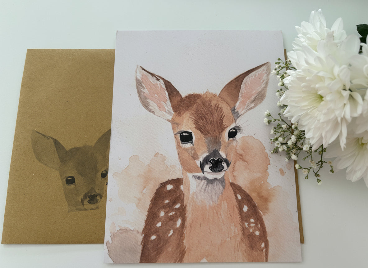 November print - deer