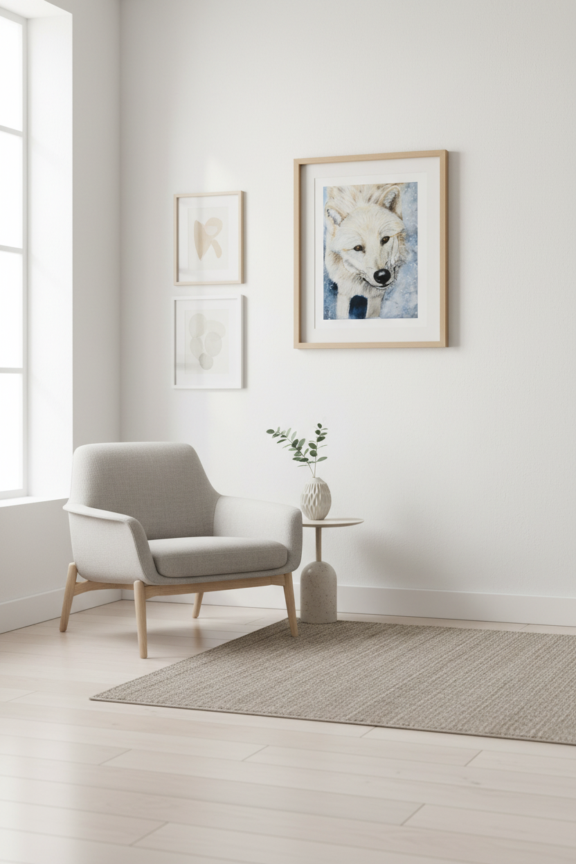 Arctic Wolf - Bright Room Setting