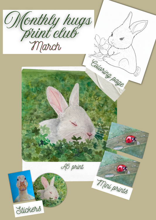 March Catch-Up - Sleeping Bunny
