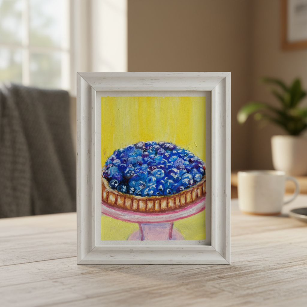 Blueberry Tart detail