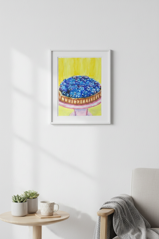 Blueberry Tart mockup