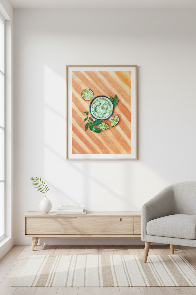Framed wall mock-up