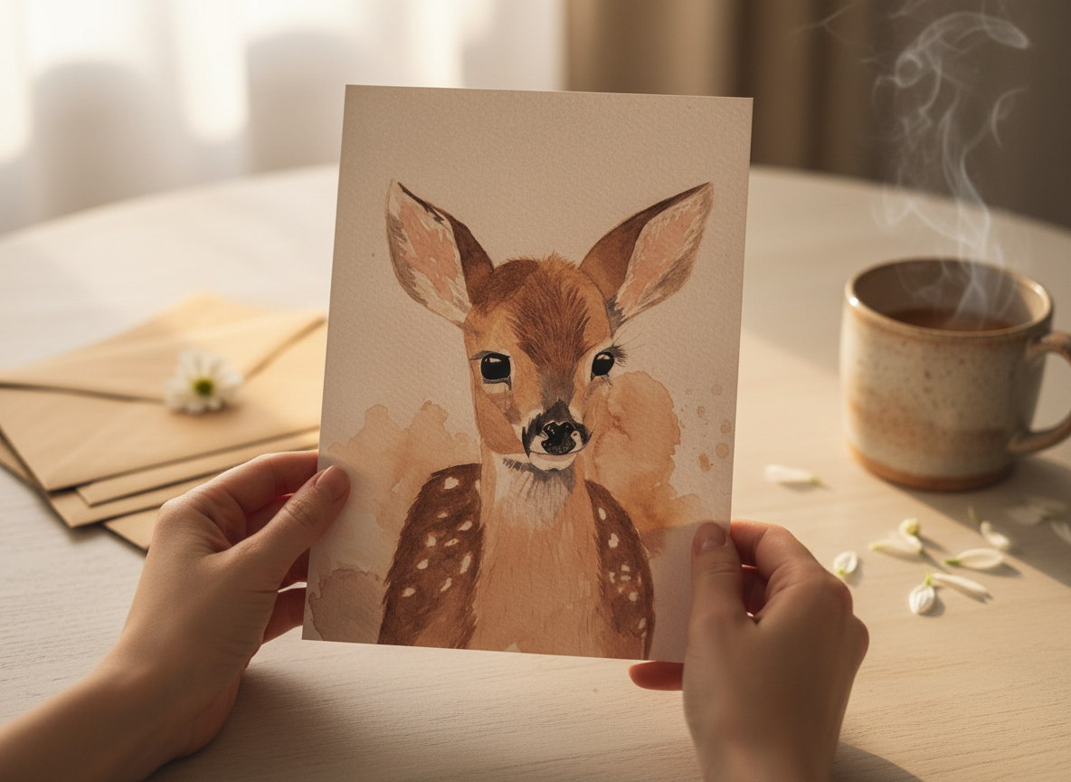 Lifestyle shot with your print